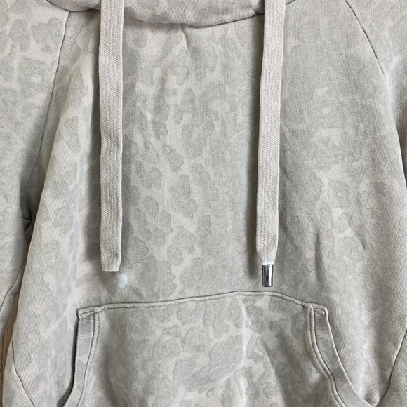 💙NSF Animal Print Hoodie Pullover Size Petite - Picture 5 of 12